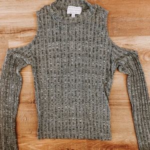 Kendall + Kylie off the shoulder crop